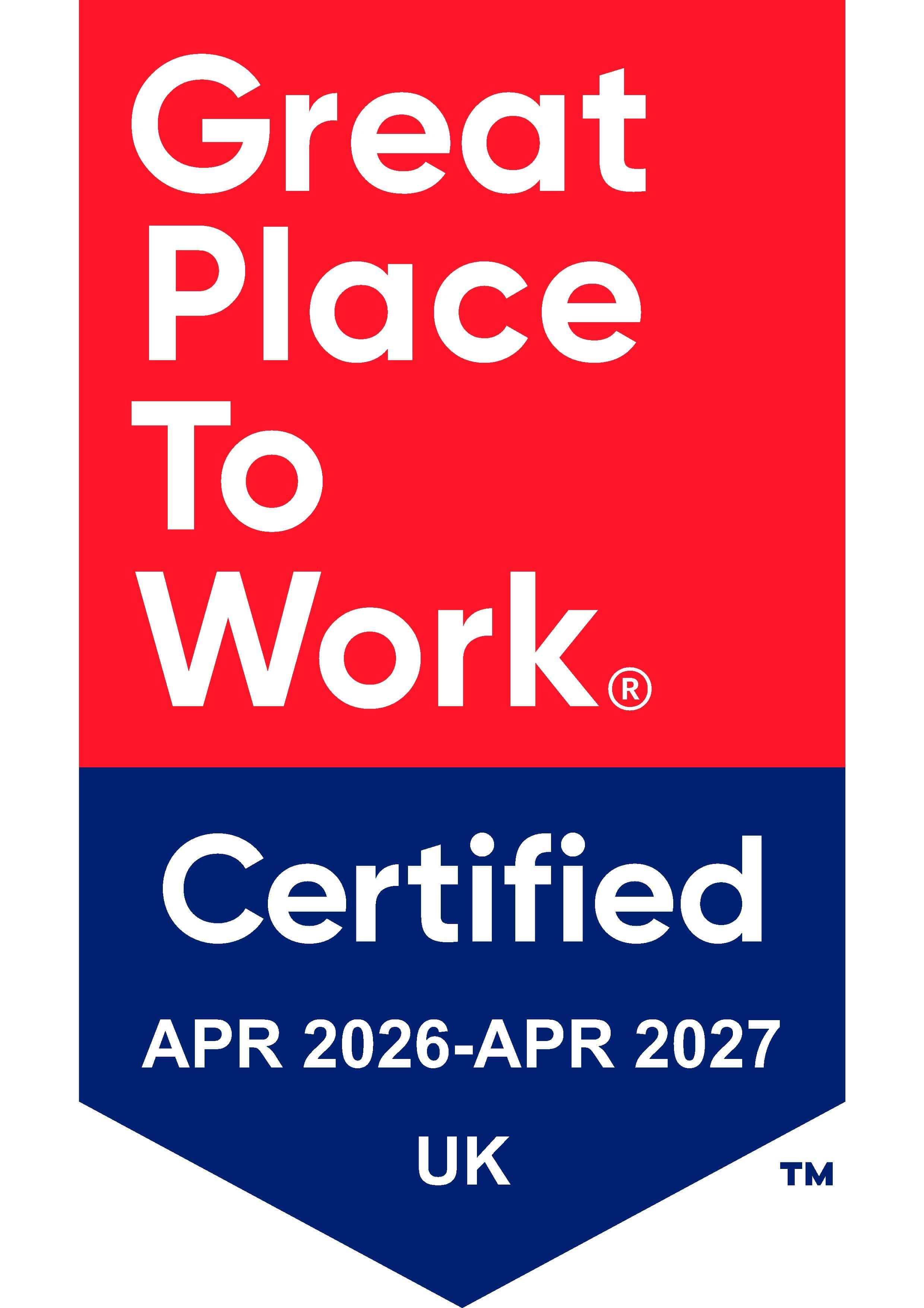 Great Place to Work UK 2026