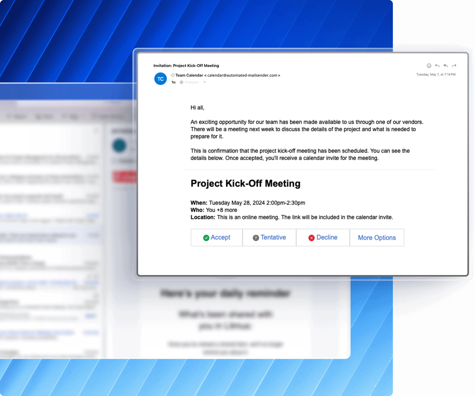 Arctic Wolf email alert interface