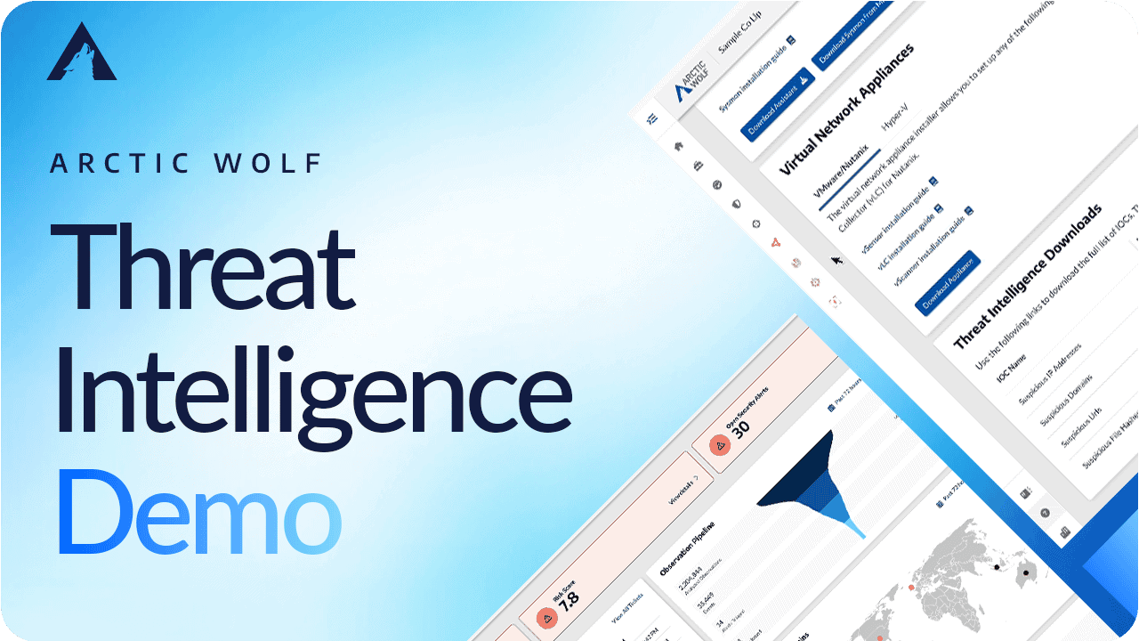 Aurora Threat Intelligence dashboard